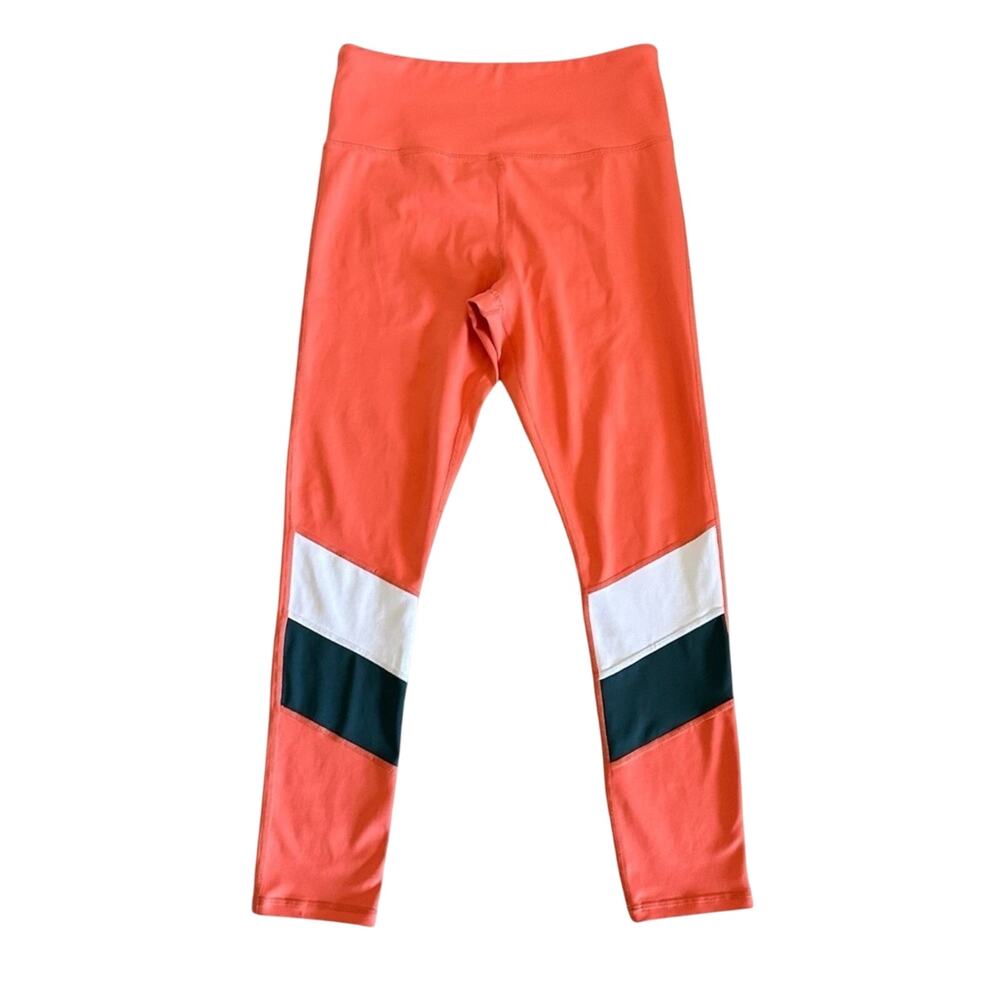 ZYIA Active Tangerine Angle Block Light N Tight Hi-Rise 7/8 Leggings
